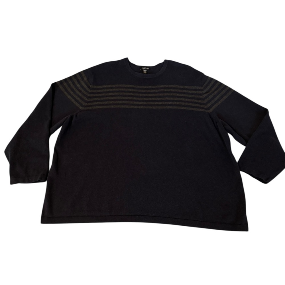 Van Heusen Fleece Pullover‎ Men’s 2XLT Big & Tall Navy Long Sleeve Soft